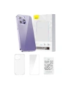Etui Baseus Crystal Clear Apple iPhone 14 Pro Max (transparentne) + szkło hartowane + zestaw czyszczący