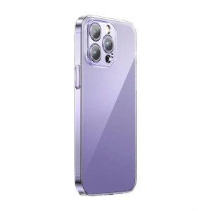 Etui Baseus Crystal Clear Apple iPhone 14 Pro Max (transparent) + sticlă temperată + set de curățare