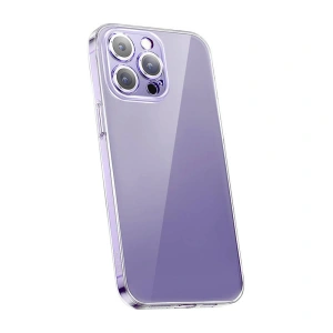 Etui Baseus Crystal Clear Apple iPhone 14 Pro Max (transparent) + sticlă temperată + set de curățare