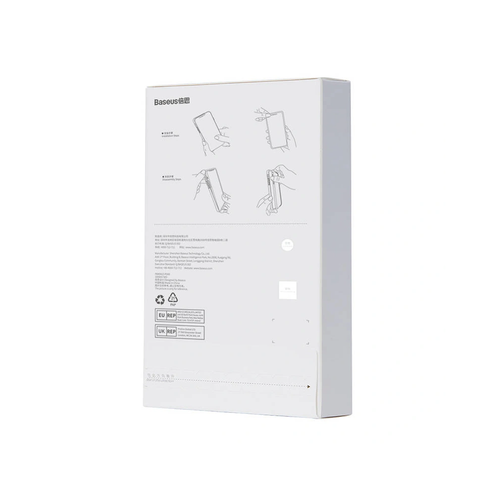 Etui Baseus Crystal Clear Apple iPhone 14 Pro Max (transparentne) + szkło hartowane + zestaw czyszczący