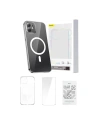 Kup Etui Baseus Magnetic Crystal Clear Apple iPhone 12 (transparent) + sticlă securizată + set de curățare - BSU4069 - {ean13} - Sklep Home Screen