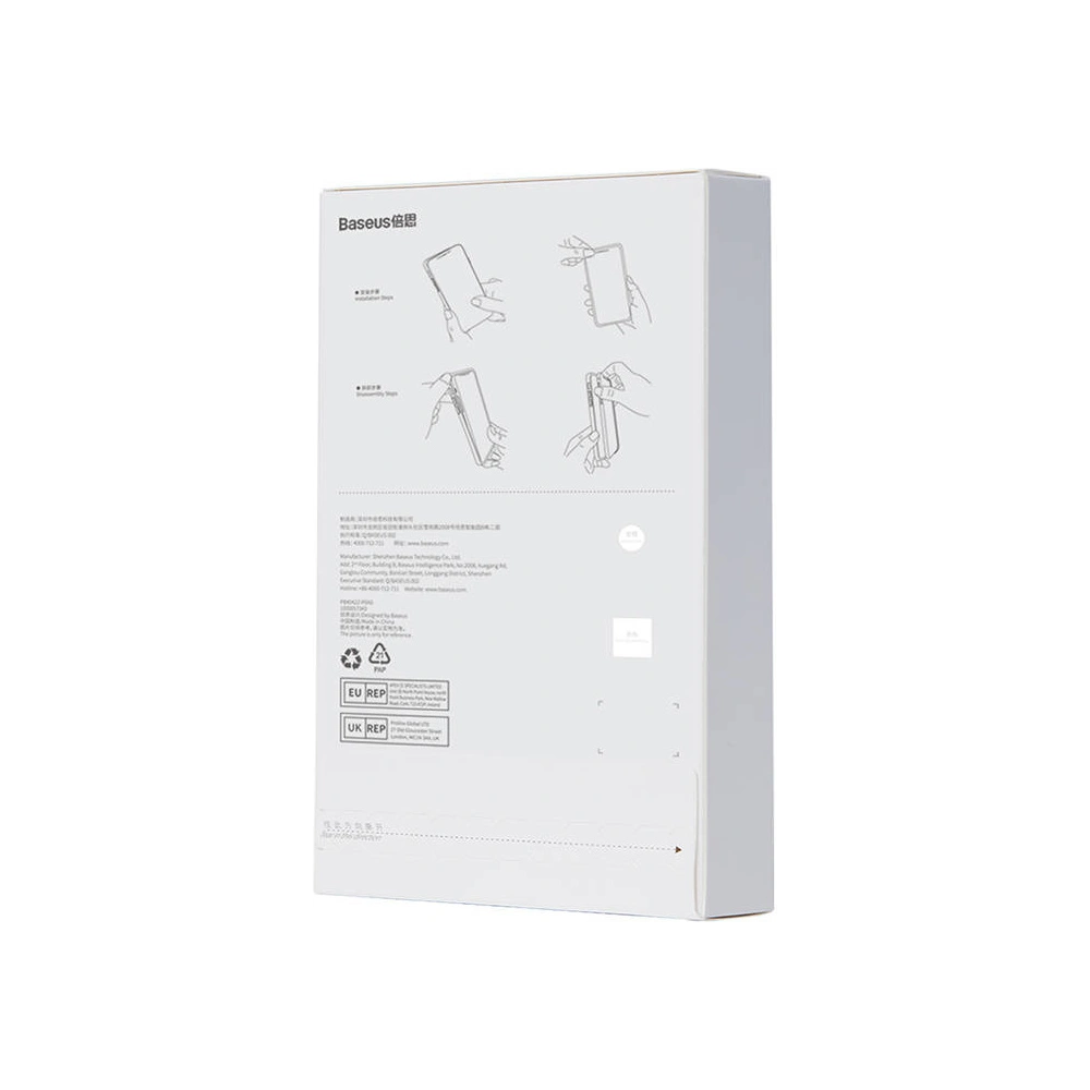 Etui Baseus Magnetic Crystal Clear Apple iPhone 12 (transparentne) + szkło hartowane + zestaw czyszczący