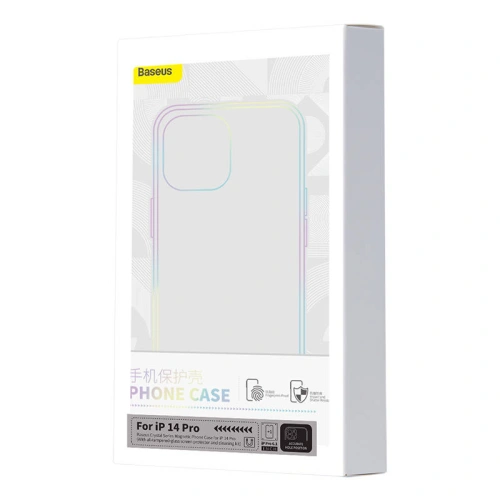 Kup Baseus Apple Case Magnetic Crystal Clear iPhone 14 Pro (transparent) + gehärtetes Glas + Reinigungskit - BSU4071 - {ean13} - Sklep Home Screen