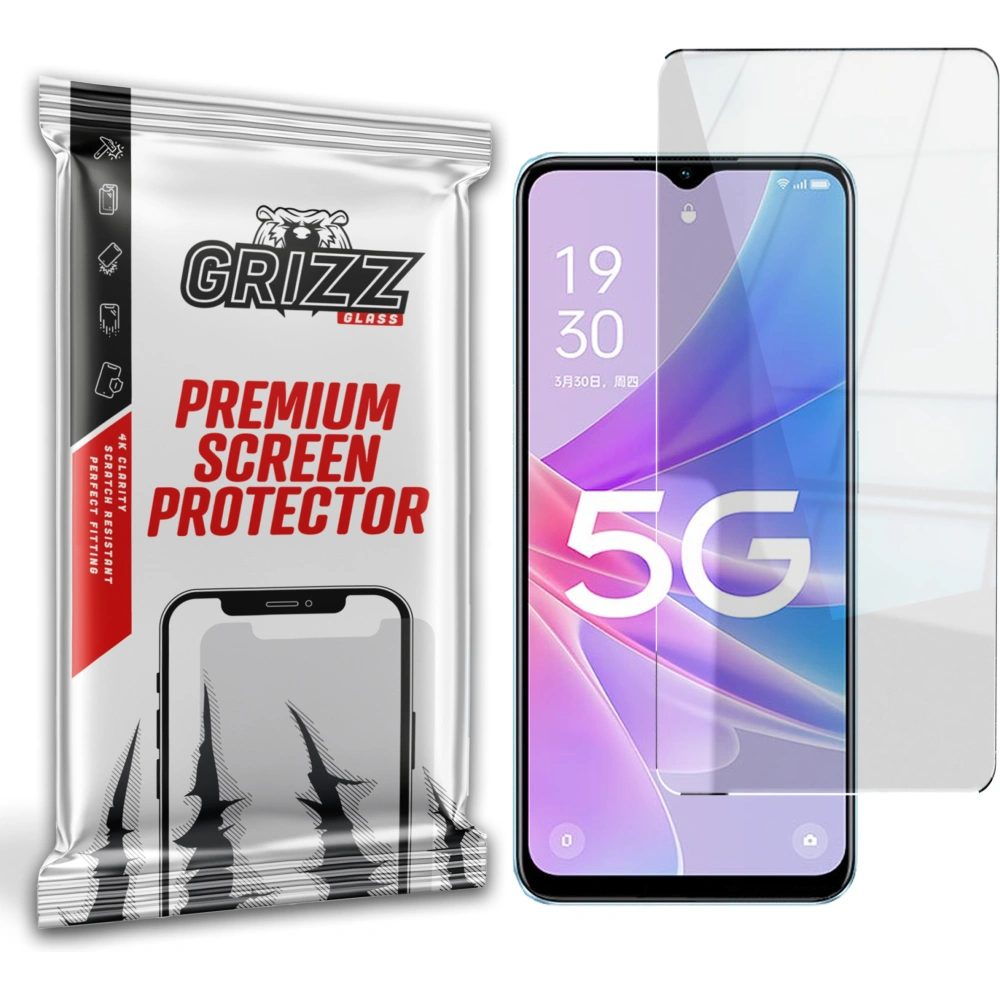 Szkło hybrydowe GrizzGlass HybridGlass do Oppo A1x 5G