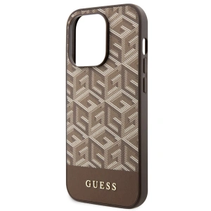 Kup Etui Guess GUHMP14LHGCFSEW Apple iPhone 14 Pro brązowy/brown hard case GCube Stripes MagSafe - GUE2543 - {ean13} - Sklep Home Screen