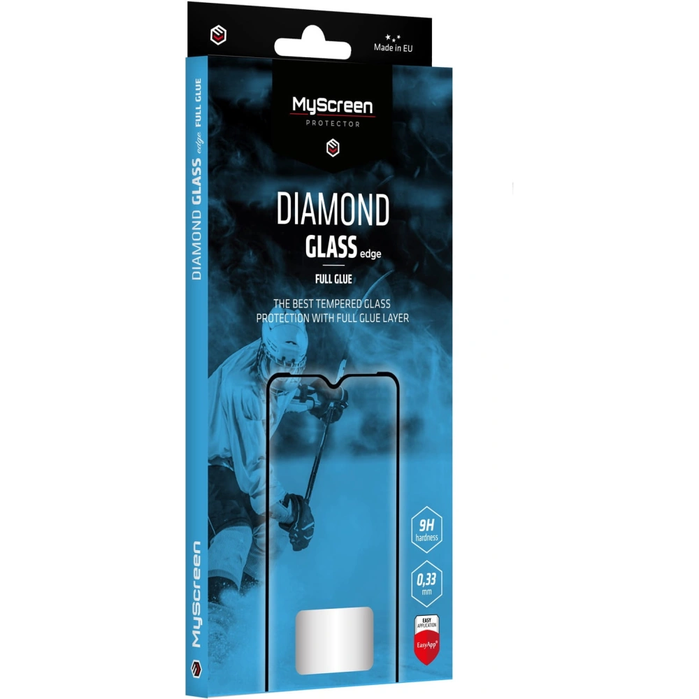 Szkło hartowane MyScreen Diamond Glass Edge Lite FG Apple iPhone 14 Plus / 15 Plus czarny/black Full Glue