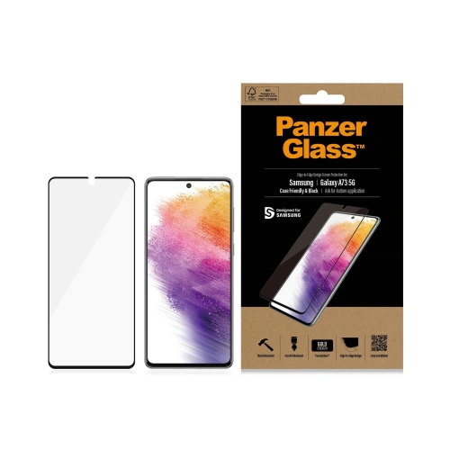 Kup Sticlă securizată PanzerGlass E2E Regular Samsung Galaxy A73 Case Friendly negru/black - PZG387 - {ean13} - Sklep Home Screen