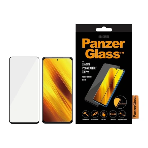 Kup Edzett üveg PanzerGlass E2E Regular Xiaomi Poco X3 NFC/X3 Pro Case Friendly fekete/black - PZG391 - {ean13} - Sklep Home Screen