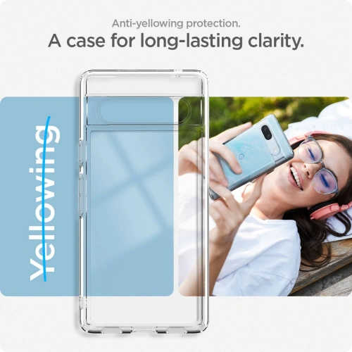 Kup Etui Spigen Ultra Hybrid Google Pixel 7a Crystal Clear - SPN2859 - {ean13} - Sklep Home Screen