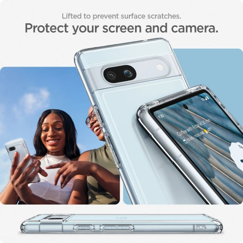 Buy Spigen Ultra Hybrid Google Pixel 7a Crystal Clear - SPN2859 - {ean13} - Home Screen Store Europe