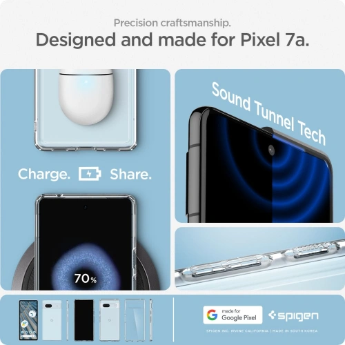 Buy Spigen Ultra Hybrid Google Pixel 7a Crystal Clear - SPN2859 - {ean13} - Home Screen Store Europe