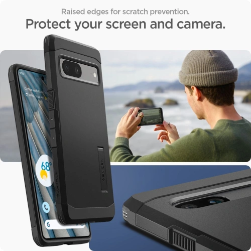 Kup Spigen Gehäuse Tough Armor Google Pixel 7a Schwarz - SPN2860 - {ean13} - Sklep Home Screen