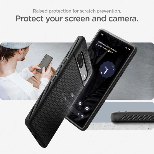 Buy Spigen Liquid Air Google Pixel 7a Matte Black - SPN2861 - {ean13} - Home Screen Store Europe