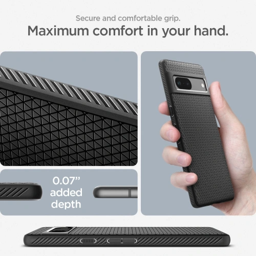 Kup Etui Spigen Liquid Air Google Pixel 7a Matte Black - SPN2861 - {ean13} - Sklep Home Screen