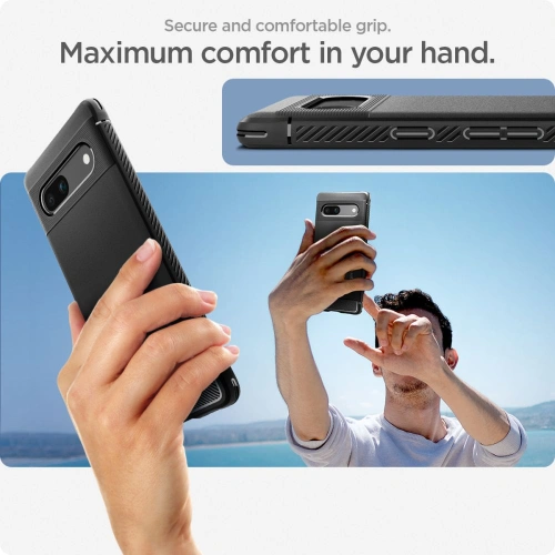 Kup Etui Spigen Rugged Armor Google Pixel 7a Matná černá - SPN2862 - {ean13} - Sklep Home Screen