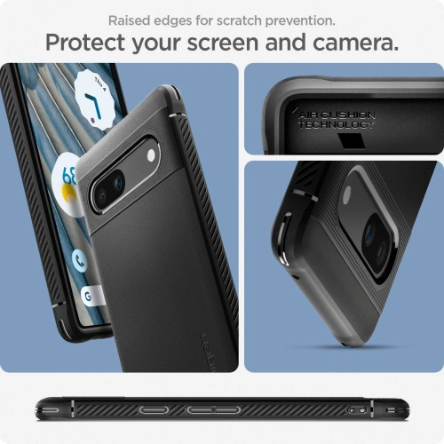 Kup Spigen Gehäuse Rugged Armor Google Pixel 7a Mattschwarz - SPN2862 - {ean13} - Sklep Home Screen