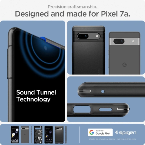 Kup Spigen Gehäuse Rugged Armor Google Pixel 7a Mattschwarz - SPN2862 - {ean13} - Sklep Home Screen