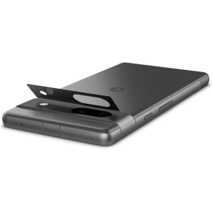 Edzett üveg a Spigen Optik.tr ez Fit Camera Protector Google Pixel 7a Fekete [2 PACK]