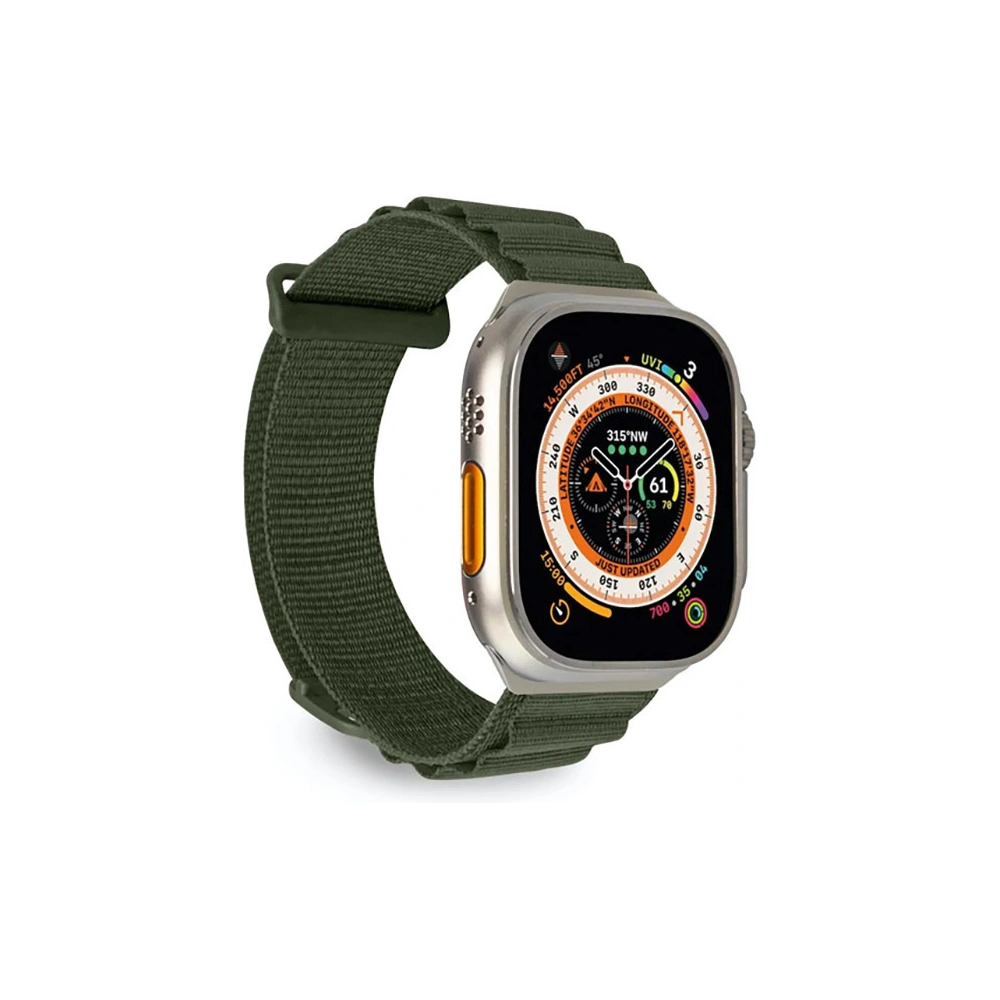 Pasek Puro Extreme Band Apple Watch 4/5/6/7/SE/8/9/Ultra 44/45/49mm (Army Green)