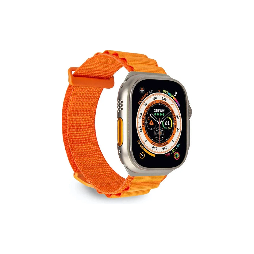 Pasek Puro Extreme Band Apple Watch 4/5/6/7/SE/8/9/Ultra 44/45/49mm (Orange)