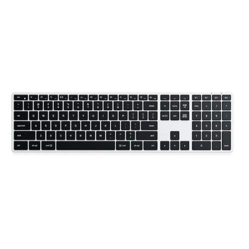 Kup Bezdrátová klávesnice Satechi Slim X3 Bluetooth pro čtyři zařízení USB-C (stříbrná) - STH41 - {ean13} - Sklep Home Screen