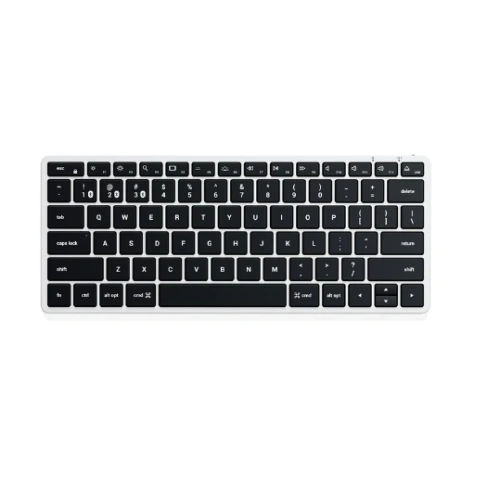 Kup Bezdrátová klávesnice Satechi Slim X1 Bluetooth pro tři zařízení USB-C (stříbrná) - STH42 - {ean13} - Sklep Home Screen