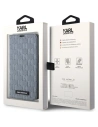 Kup Etui Karl Lagerfeld KLBKP14LSAKLHPG Apple iPhone 14 Pro bookcase srebrny/silver Saffiano Monogram - KLD1568 - {ean13} - Sklep Home Screen