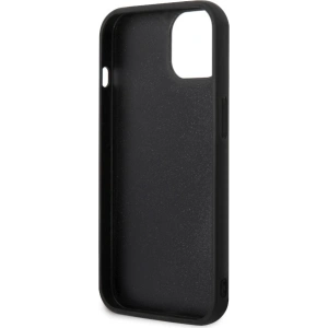 Etui Karl Lagerfeld KLHCP14M3DRKINK Apple iPhone 14 Plus / 15 Plus czarny/black hardcase Rubber Ikonik 3D