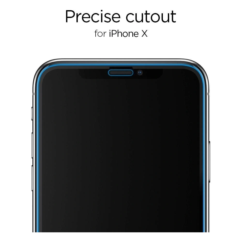 Szkło hartowane Spigen GLAS.tR Slim Apple iPhone 11 Pro Black [2 PACK]