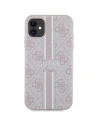 Kup Guess Apple Tasche GUHMN61P4RPSP iPhone 11/XR rosa/rosa Hartschalenetui 4G Printed Stripes MagSafe - GUE2544 - {ean13} - Sklep Home Screen