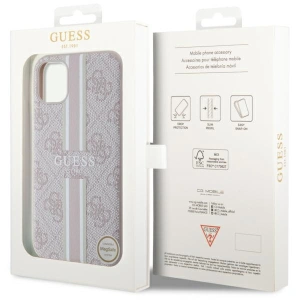 Kup Etui Guess GUHMN61P4RPSP Apple iPhone 11/XR różowy/pink hardcase 4G Printed Stripes MagSafe - GUE2544 - {ean13} - Sklep Home Screen