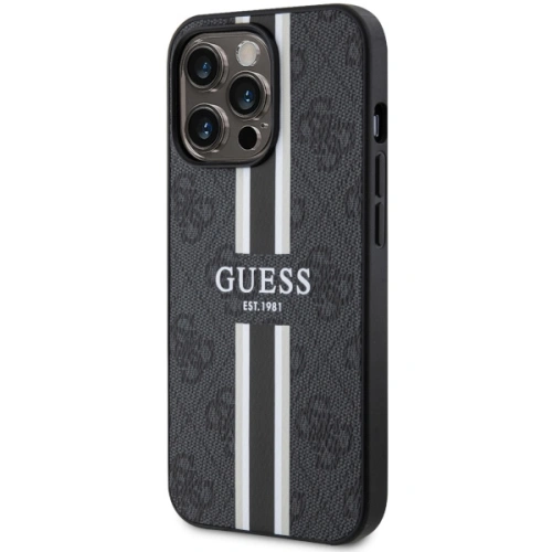 Kup Guess Apple Tasche GUHMP13LP4RPSK iPhone 13/13 Pro schwarz/schwarz Hardcase 4G Printed Stripes MagSafe - GUE2546 - {ean13} - Sklep Home Screen