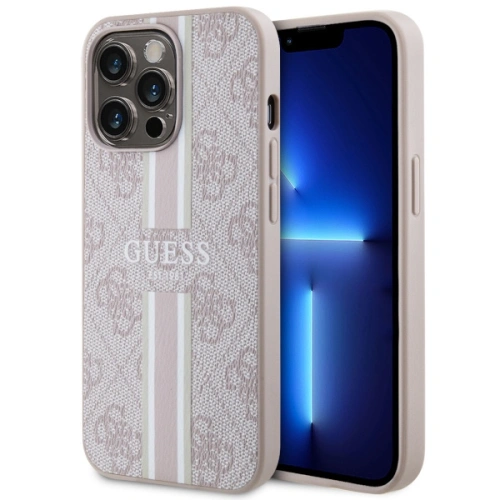 Kup Guess Apple Tasche GUHMP13LP4RPSP iPhone 13/13 Pro rosa/rosa Hartschale 4G Printed Stripes MagSafe - GUE2547 - {ean13} - Sklep Home Screen