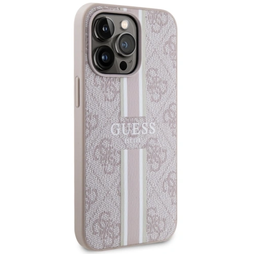 Kup Etui Guess GUHMP13LP4RPSP Apple iPhone 13/13 Pro rozie/pink hardcase 4G Printed Stripes MagSafe - GUE2547 - {ean13} - Sklep Home Screen