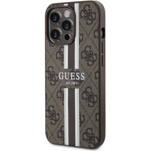 Kup Etui Guess GUHMP13LP4RPSW Apple iPhone 13/13 Pro brązowy/brown hardcase 4G Printed Stripes MagSafe - GUE2548 - {ean13} - Sklep Home Screen