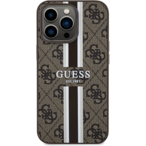 Kup Etui Guess GUHMP13LP4RPSW Apple iPhone 13/13 Pro brązowy/brown hardcase 4G Printed Stripes MagSafe - GUE2548 - {ean13} - Sklep Home Screen