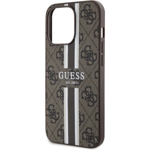 Kup Etui Guess GUHMP13LP4RPSW Apple iPhone 13/13 Pro brązowy/brown hardcase 4G Printed Stripes MagSafe - GUE2548 - {ean13} - Sklep Home Screen