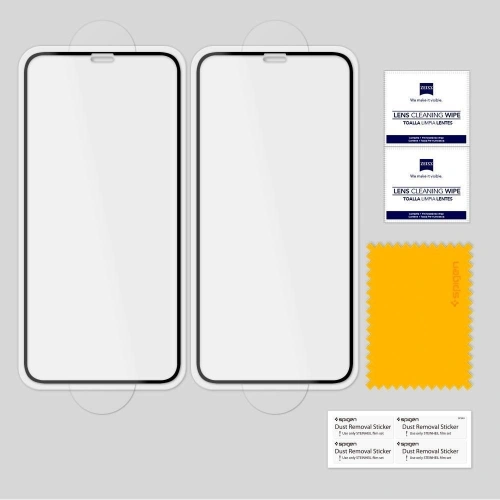 Kup Szkło hartowane Spigen GLAS.tR Slim Apple iPhone 11 Pro Black [2 PACK] - SPN855BLK - {ean13} - Sklep Home Screen