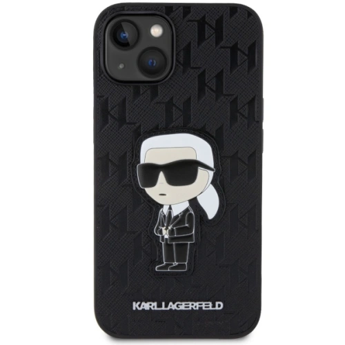 Kup Karl Lagerfeld Apple Tasche KLHCP14SSAKHPKK iPhone 14 schwarz/schwarz Saffiano Monogram Ikonik - KLD1572 - {ean13} - Sklep Home Screen