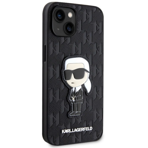 Kup Karl Lagerfeld Apple Tasche KLHCP14SSAKHPKK iPhone 14 schwarz/schwarz Saffiano Monogram Ikonik - KLD1572 - {ean13} - Sklep Home Screen