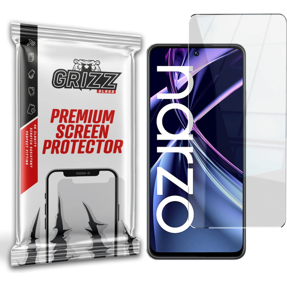 Szkło hybrydowe GrizzGlass HybridGlass do Realme Narzo N55