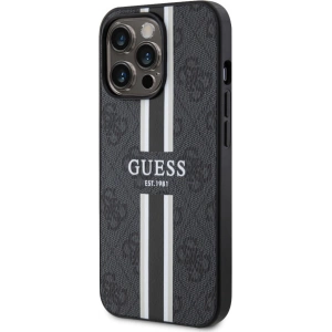 Buy Guess GUHMP13XP4RPSK Apple iPhone 13 Pro Max black hardcase 4G Printed Stripes MagSafe - GUE2549 - {ean13} - Home Screen Store Europe