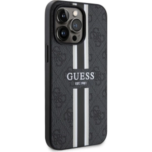 Buy Guess GUHMP13XP4RPSK Apple iPhone 13 Pro Max black hardcase 4G Printed Stripes MagSafe - GUE2549 - {ean13} - Home Screen Store Europe
