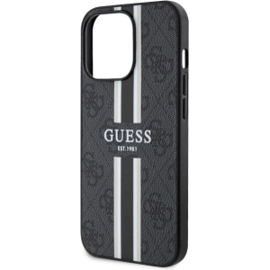 Buy Guess GUHMP13XP4RPSK Apple iPhone 13 Pro Max black hardcase 4G Printed Stripes MagSafe - GUE2549 - {ean13} - Home Screen Store Europe