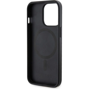 Buy Guess GUHMP13XP4RPSK Apple iPhone 13 Pro Max black hardcase 4G Printed Stripes MagSafe - GUE2549 - {ean13} - Home Screen Store Europe