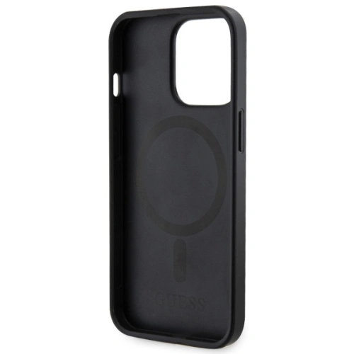 Buy Guess GUHMP13XP4RPSK Apple iPhone 13 Pro Max black hardcase 4G Printed Stripes MagSafe - GUE2549 - {ean13} - Home Screen Store Europe