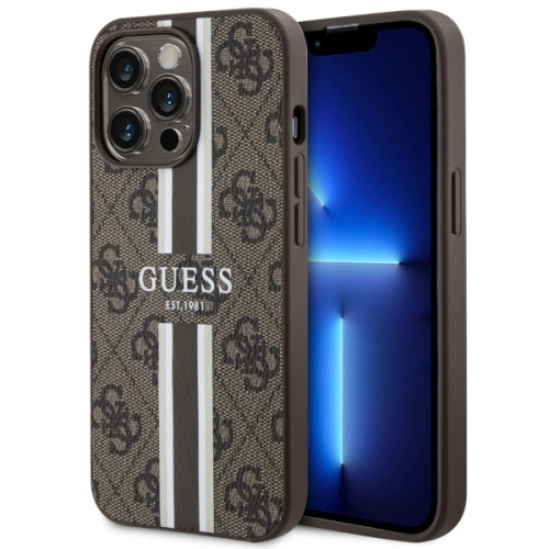Kup Etui Guess GUHMP13XP4RPSW Apple iPhone 13 Pro Max maro/brown hardcase 4G Printed Stripes MagSafe - GUE2551 - {ean13} - Sklep Home Screen