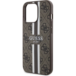 Buy Guess GUHMP13XP4RPSW Apple iPhone 13 Pro Max brown hardcase 4G Printed Stripes MagSafe - GUE2551 - {ean13} - Home Screen Store Europe