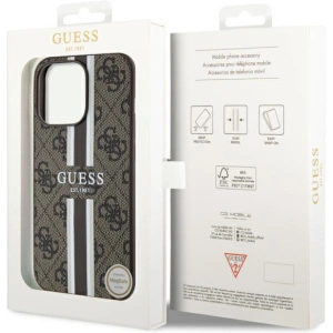 Buy Guess GUHMP13XP4RPSW Apple iPhone 13 Pro Max brown hardcase 4G Printed Stripes MagSafe - GUE2551 - {ean13} - Home Screen Store Europe