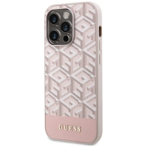 Kup Etui Guess GUHMP14LHGCFSEP Apple iPhone 14 Pro różowy/pink hard case GCube Stripes MagSafe - GUE2552 - {ean13} - Sklep Home Screen